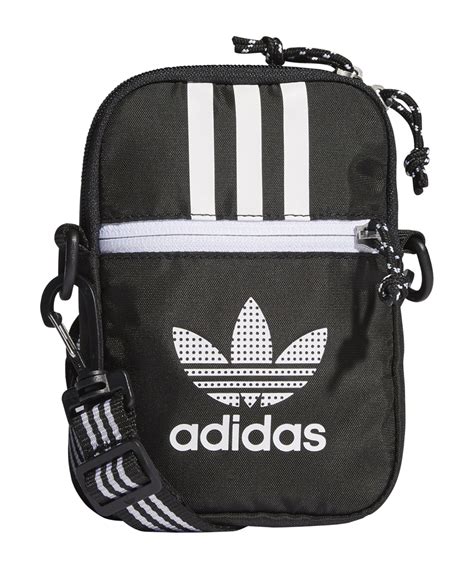 adidas tasche schwarz weiß leder|Adidas Taschen online .